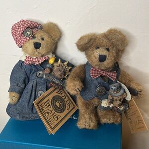 Vintage 1980 patriotic Boyds bears